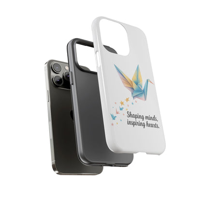 Phone Case: Inspirational Origami Crane Design, Unique Cell Cover, Motivational Gift, Custom Phone Protector, Perfect for Students & [...]