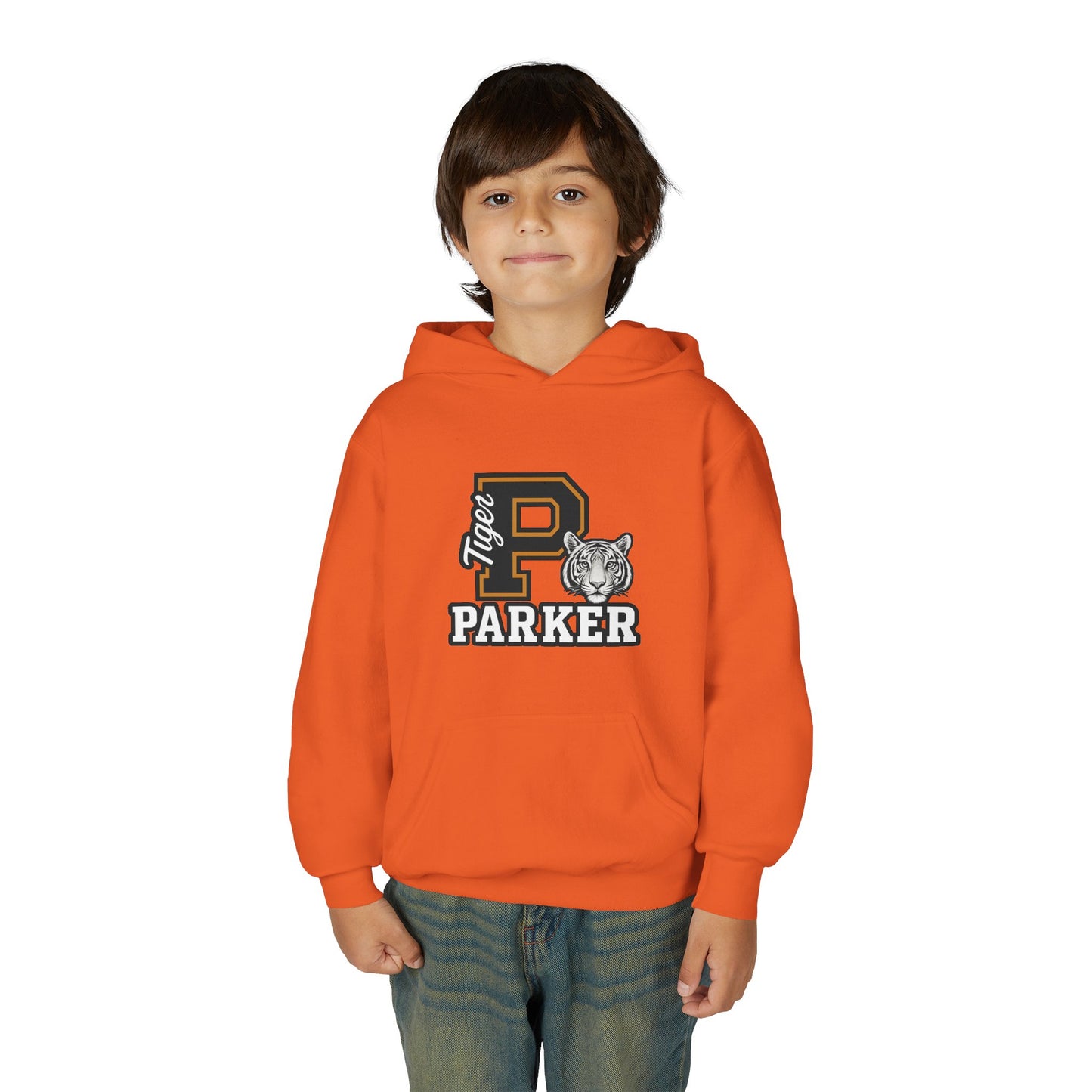 Personalized Youth Tiger Hoodie,Sweatshirt for Kids, Perfect Gift for Birthdays, Sports Events, and Back-to-School