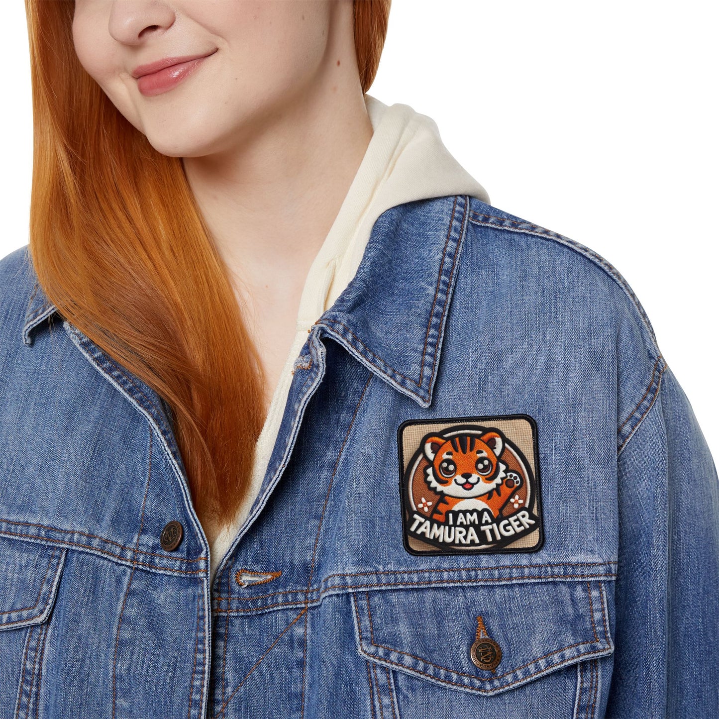Cute Tiger Iron-On Patches, Fun Embroidered Patch for Jackets, DIY Crafts, Kids Gift, Tiger Patch, Fashion Accessories