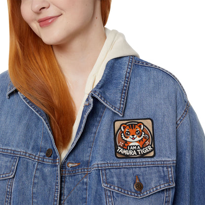 Cute Tiger Iron-On Patches, Fun Embroidered Patch for Jackets, DIY Crafts, Kids Gift, Tiger Patch, Fashion Accessories
