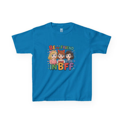 Kids Tee Be the FRIEND in BFF best friendT-shirt, Motivational Wear, Fun Kids Clothing