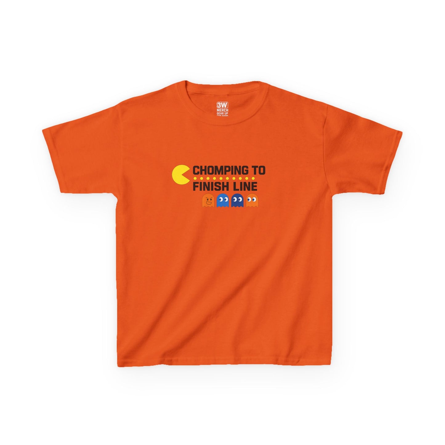 Pac-Man Jog-A-Thon T-Shirt | “Chomping to the Finish Line” Retro Game Tee | School Spirit Shirt | Custom Team & Class Shirt | Fun Run Fundraiser Shirt