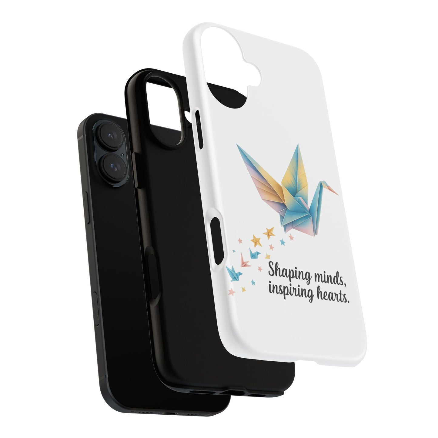 Phone Case: Inspirational Origami Crane Design, Unique Cell Cover, Motivational Gift, Custom Phone Protector, Perfect for Students & [...]
