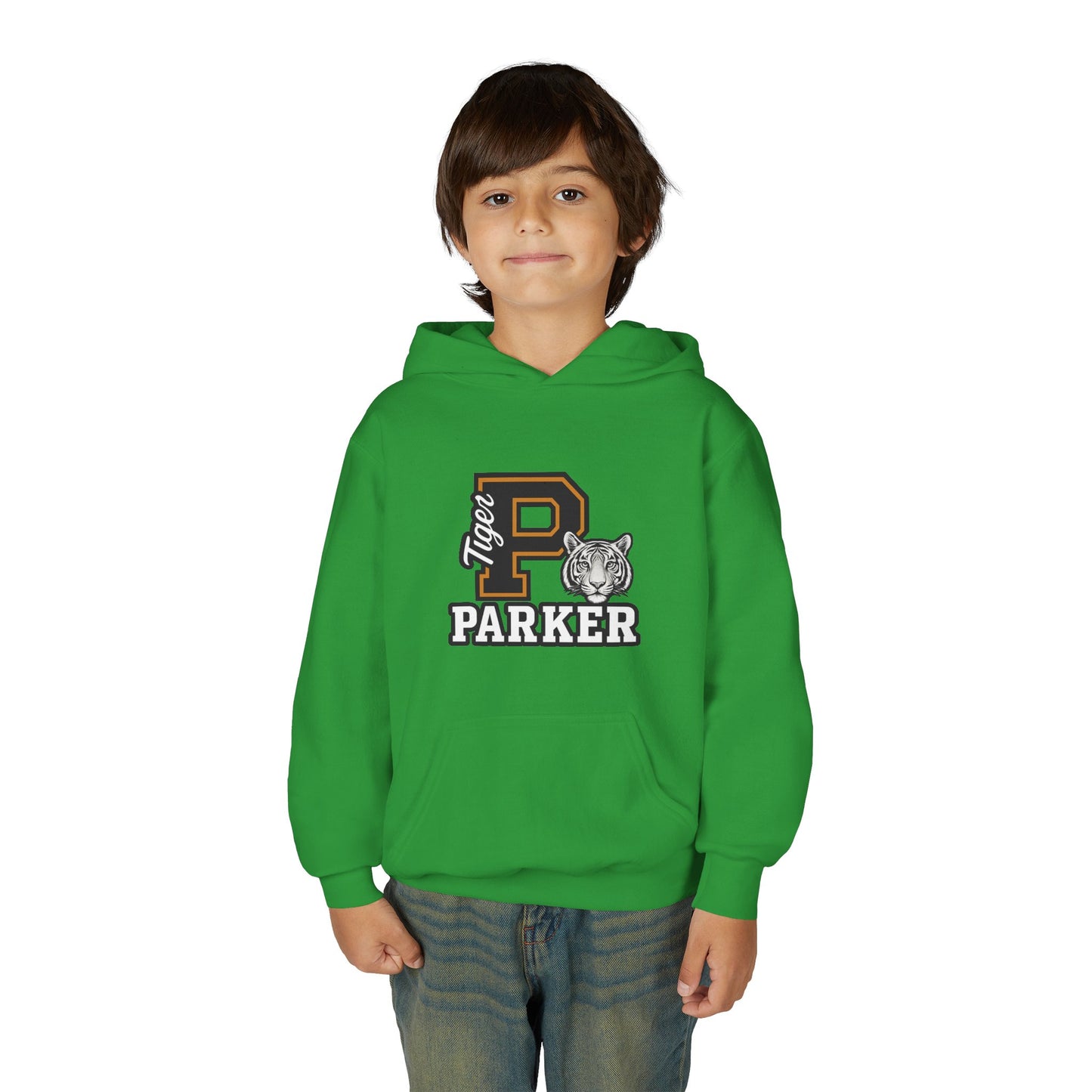 Personalized Youth Tiger Hoodie,Sweatshirt for Kids, Perfect Gift for Birthdays, Sports Events, and Back-to-School