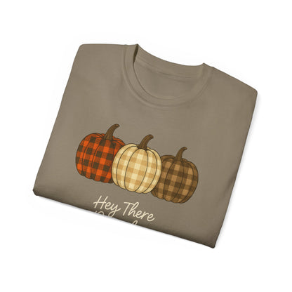 Customizable slogan Pumpkin T-Shirt | Plaid Pumpkin Fall Tee 🍂 | Cute Autumn Outfit | Cozy Fall Shirt | Pumpkin Patch Top | Trending Fall Aesthetic 2025