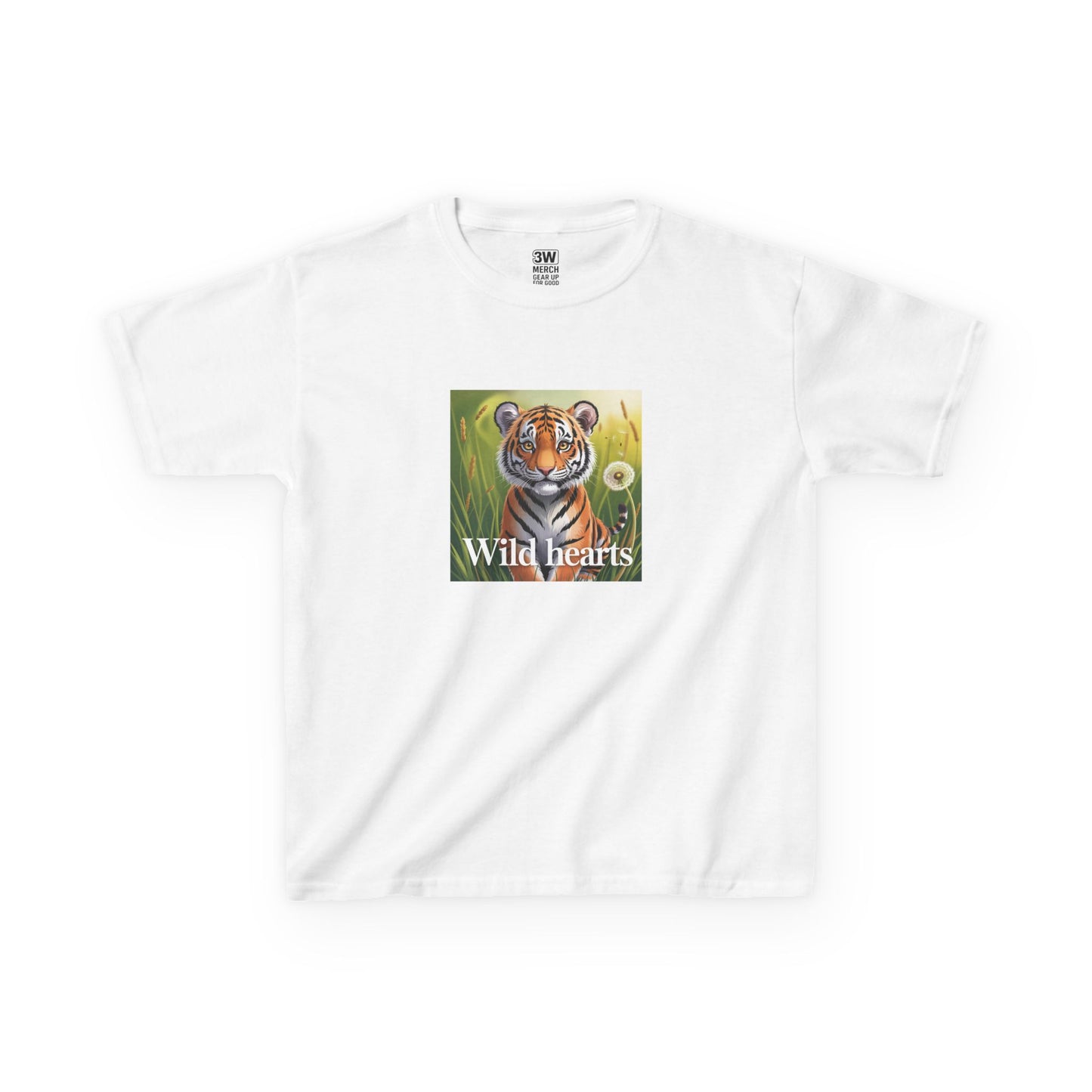Wild Hearts Kids Tee - Fun Cotton Shirt for Young Adventurers, Birthday Gift, Animal Lover Apparel, Everyday Wear
