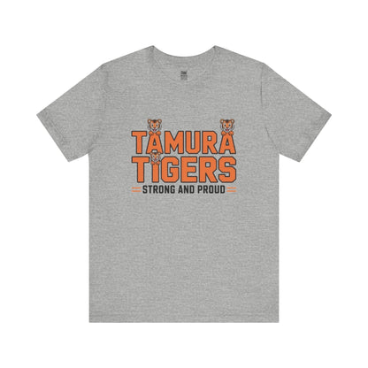 Adult Tiger Print Unisex Tee - Tamura Tigers Design