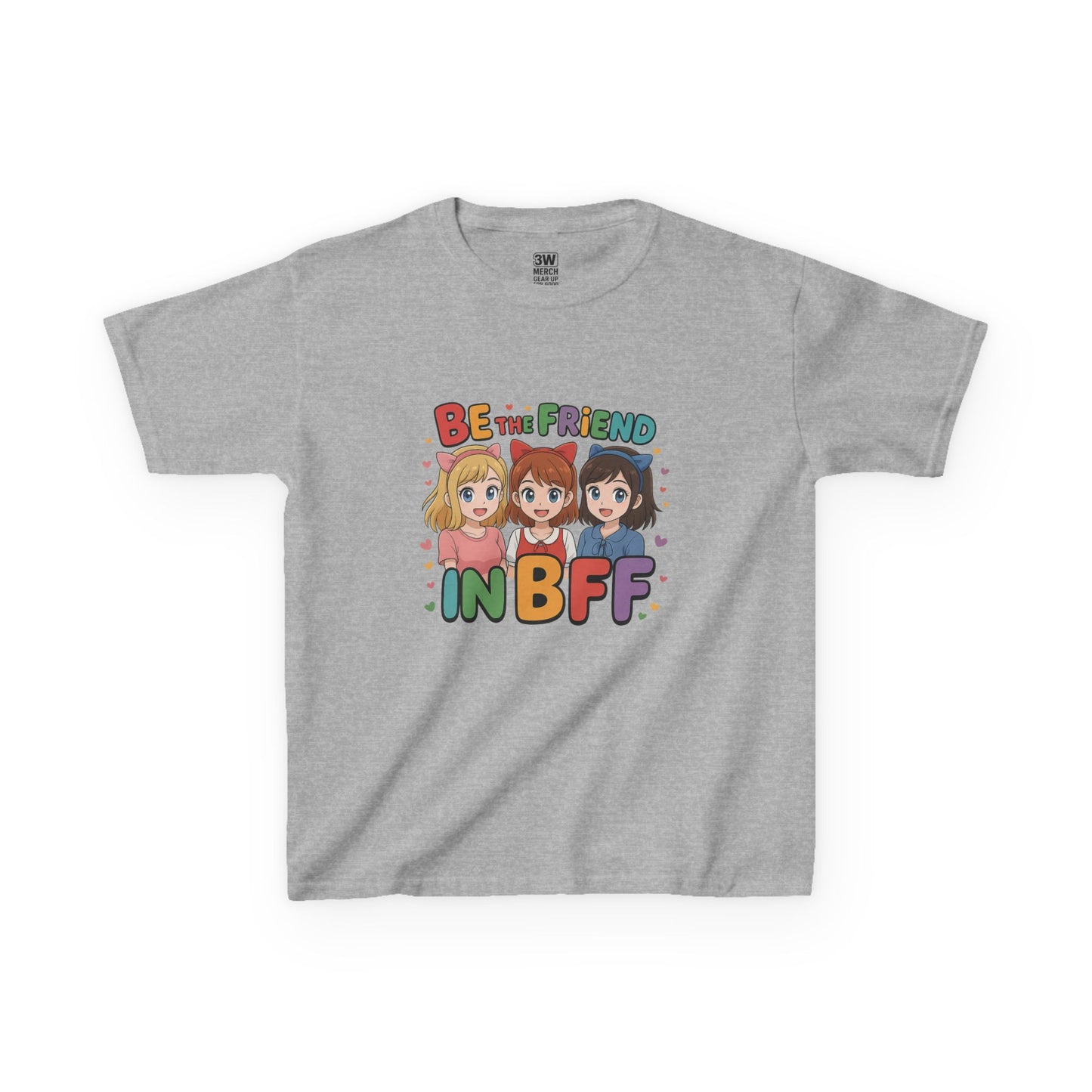 Kids Tee Be the FRIEND in BFF best friendT-shirt, Motivational Wear, Fun Kids Clothing
