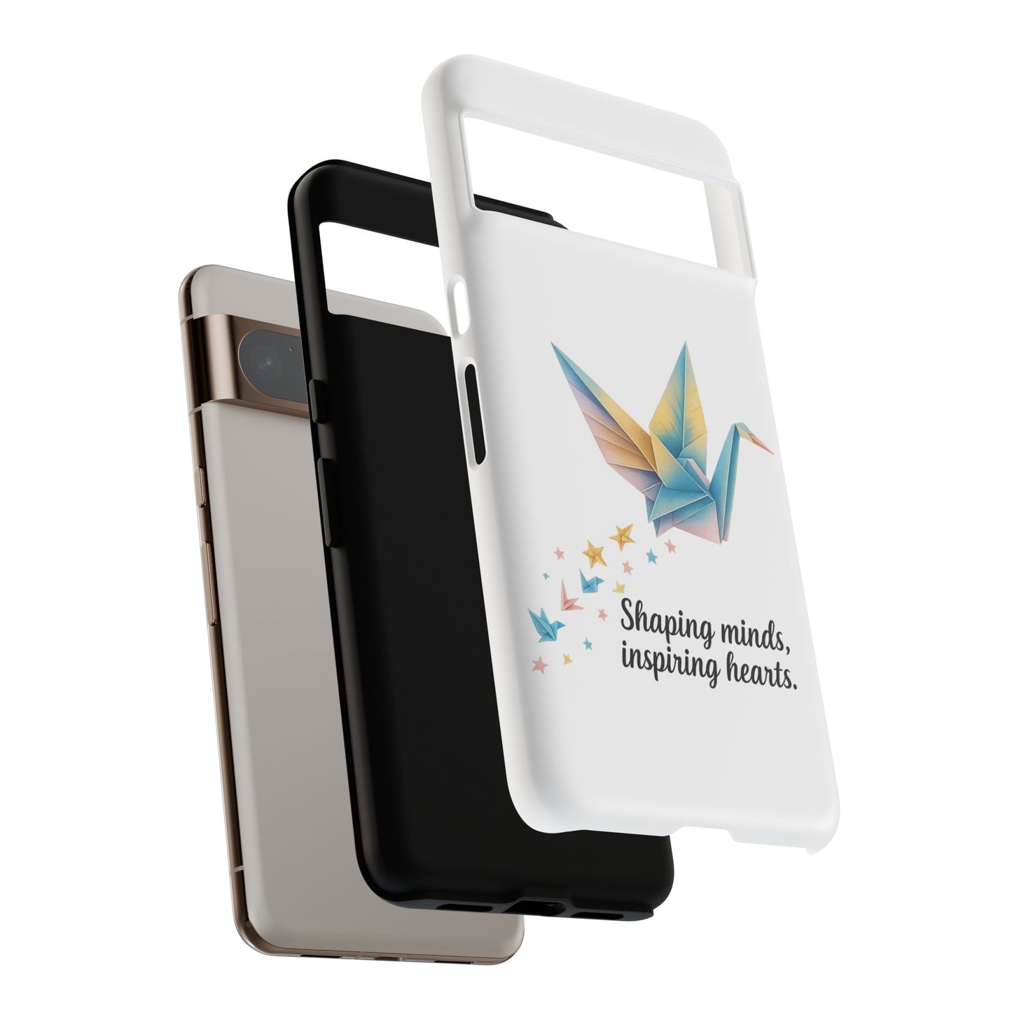 Phone Case: Inspirational Origami Crane Design, Unique Cell Cover, Motivational Gift, Custom Phone Protector, Perfect for Students & [...]