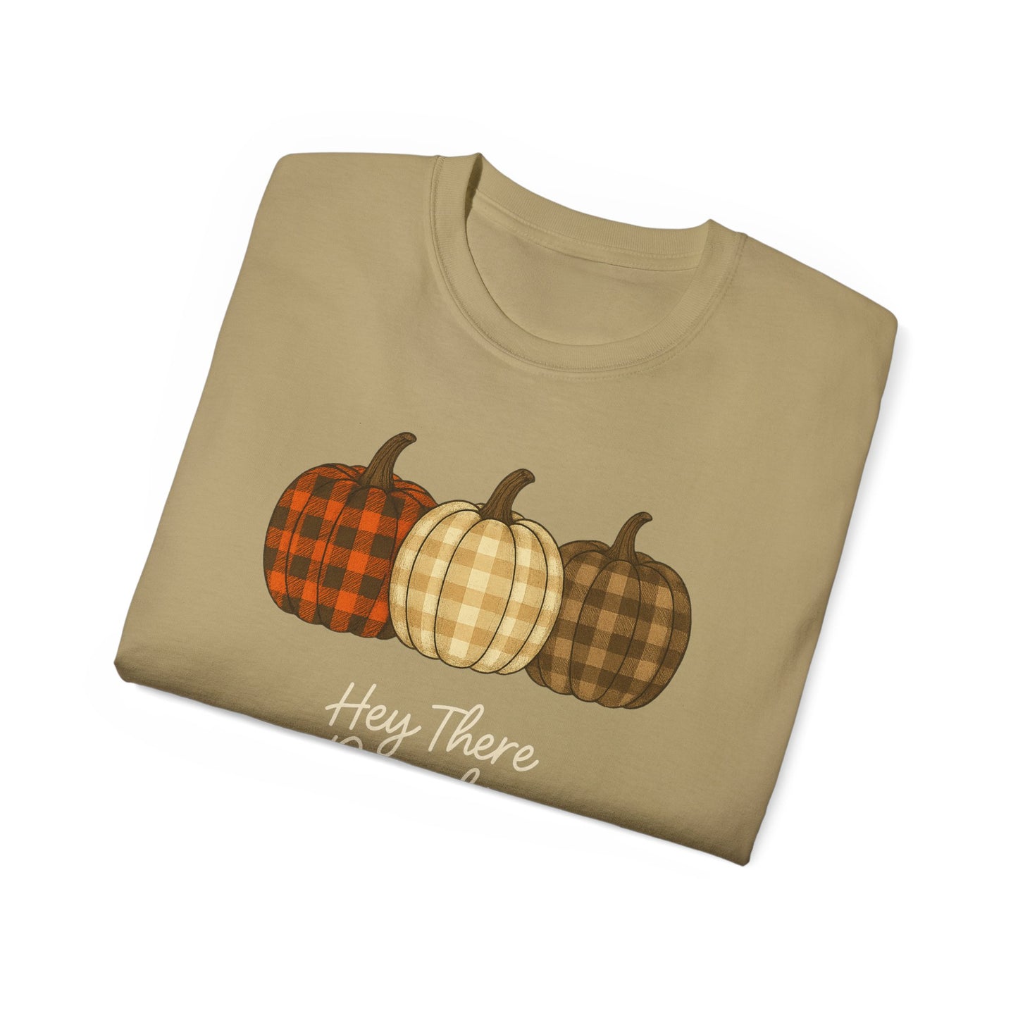 Customizable slogan Pumpkin T-Shirt | Plaid Pumpkin Fall Tee 🍂 | Cute Autumn Outfit | Cozy Fall Shirt | Pumpkin Patch Top | Trending Fall Aesthetic 2025