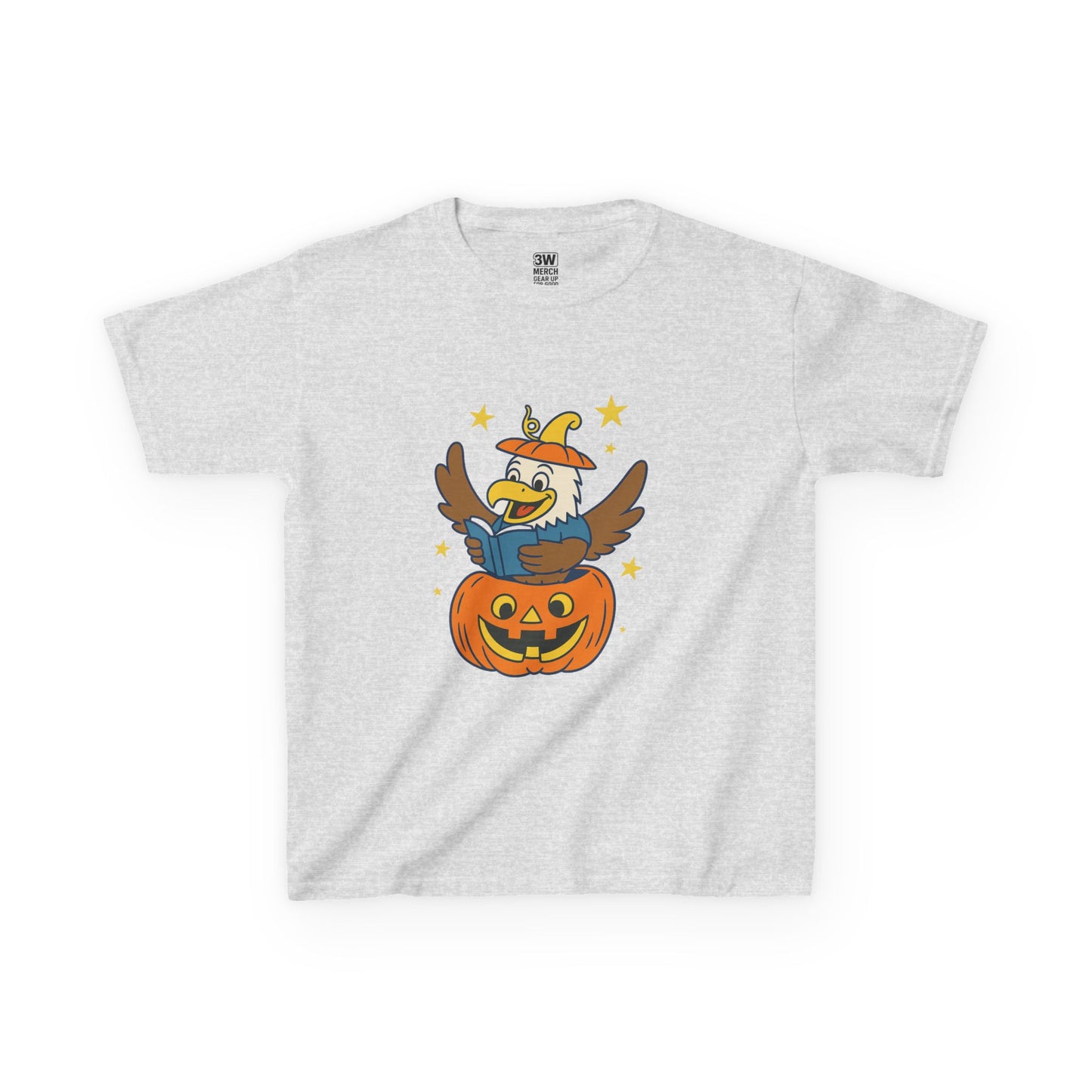 Kids Tee - Cute Eagle Halloween Pumpkin Shirt – Reading Eagle Jack-O’-Lantern Tee