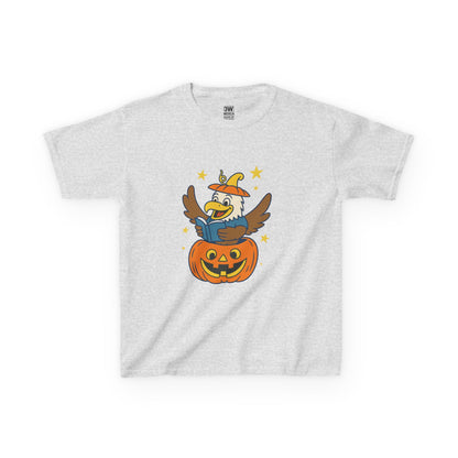 Kids Tee - Cute Eagle Halloween Pumpkin Shirt – Reading Eagle Jack-O’-Lantern Tee