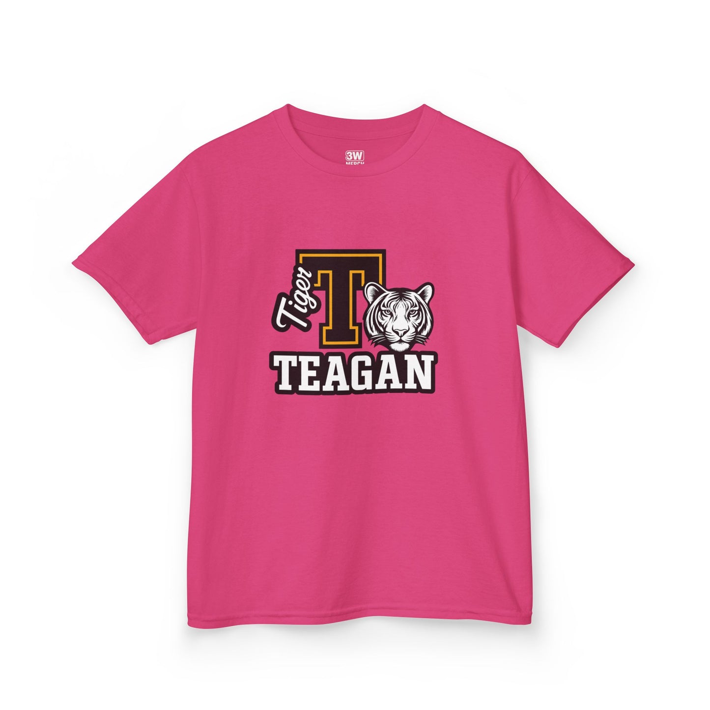 Personalized Kids Tiger Tee | Cool Animal Shirt | Perfect for Gifts, Birthdays, School Events, Weekend Wear