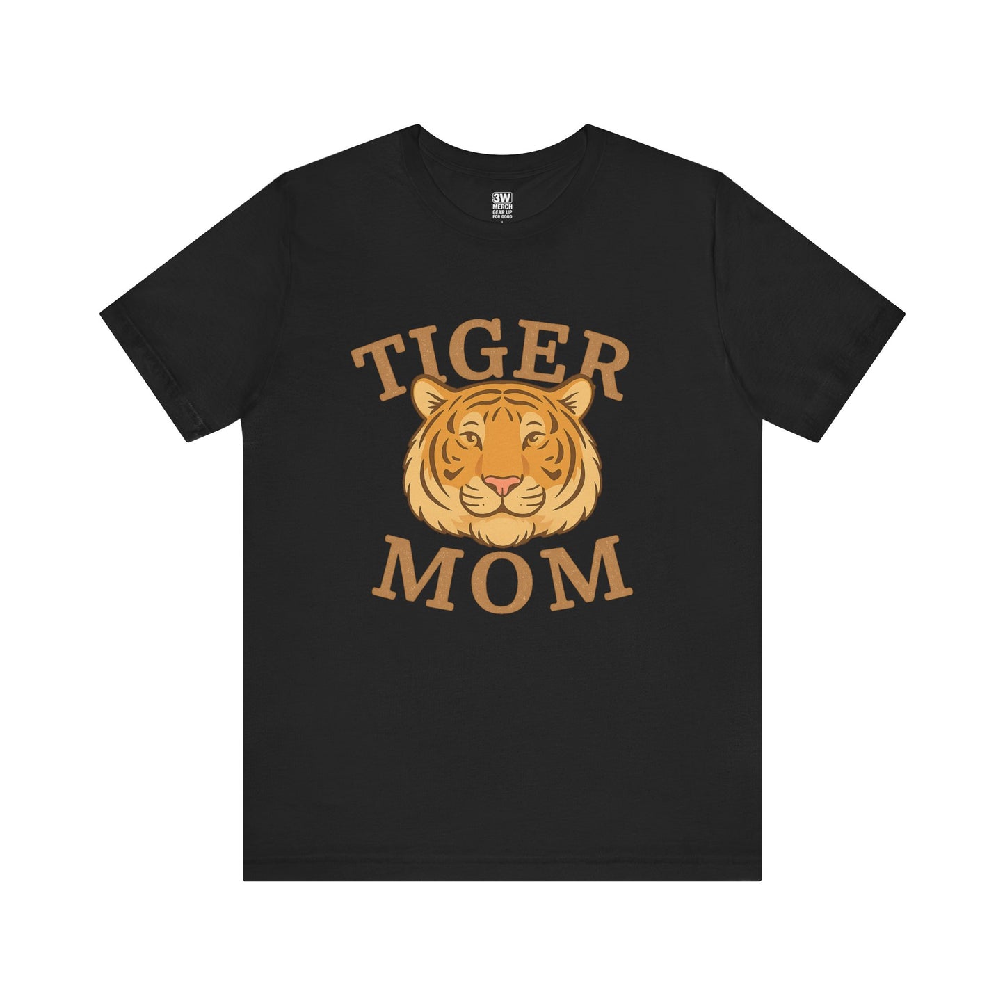 Tiger Mom Short Sleeve Tee, Unisex T-Shirt for Moms, Gift for Mother's Day, Casual Wear, Trendy Animal Tee