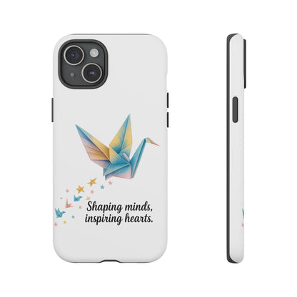 Phone Case: Inspirational Origami Crane Design, Unique Cell Cover, Motivational Gift, Custom Phone Protector, Perfect for Students & [...]