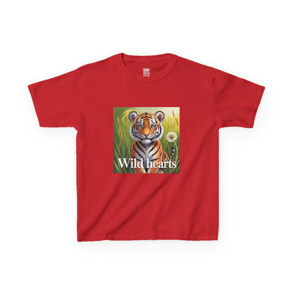 Wild Hearts Kids Tee - Fun Cotton Shirt for Young Adventurers, Birthday Gift, Animal Lover Apparel, Everyday Wear