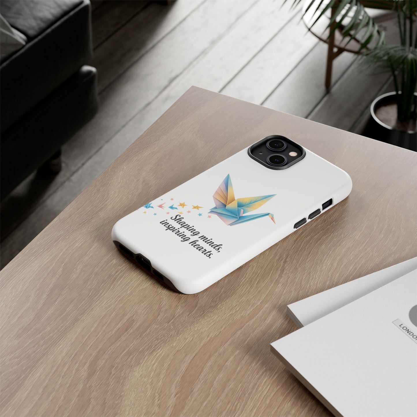 Phone Case: Inspirational Origami Crane Design, Unique Cell Cover, Motivational Gift, Custom Phone Protector, Perfect for Students & [...]