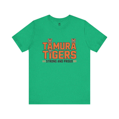 Adult Tiger Print Unisex Tee - Tamura Tigers Design