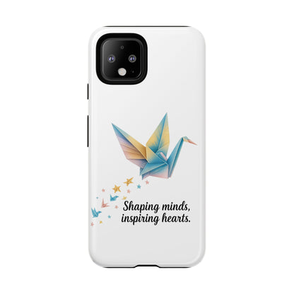 Phone Case: Inspirational Origami Crane Design, Unique Cell Cover, Motivational Gift, Custom Phone Protector, Perfect for Students & [...]