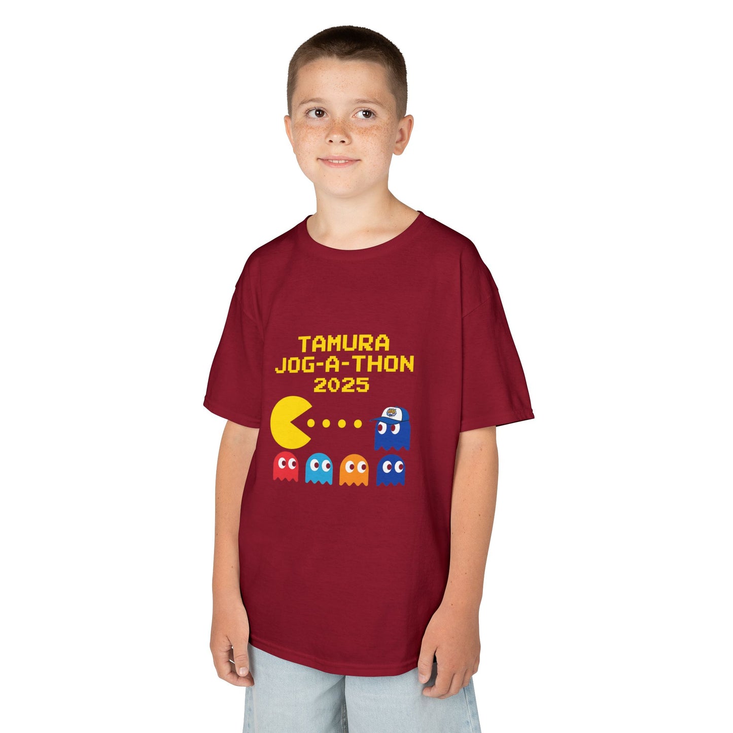 Custom Tamura Jog-A-Thon 2025 Retro PAC-MAN Shirt | School Spirit Tee | Race Day Fundraiser T-Shirt | Unisex Graphic Tee