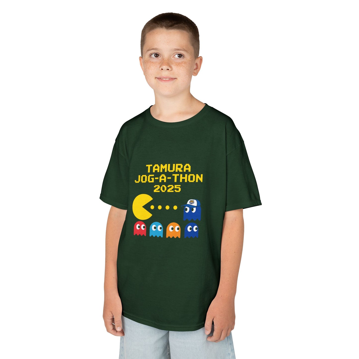 Custom Tamura Jog-A-Thon 2025 Retro PAC-MAN Shirt | School Spirit Tee | Race Day Fundraiser T-Shirt | Unisex Graphic Tee
