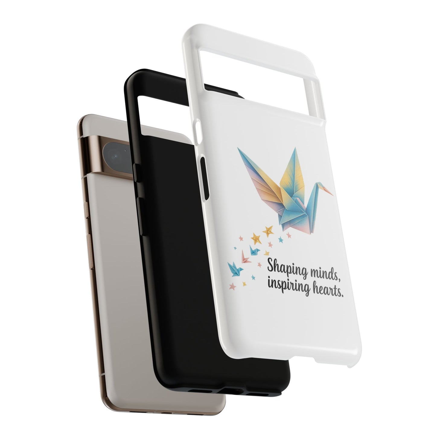 Phone Case: Inspirational Origami Crane Design, Unique Cell Cover, Motivational Gift, Custom Phone Protector, Perfect for Students & [...]