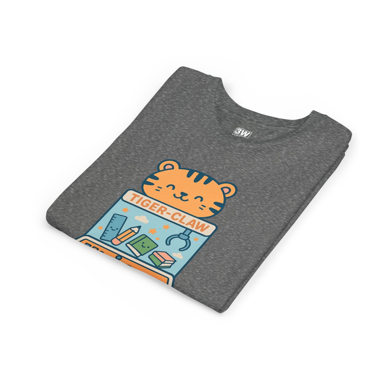Cute Tiger-Claw Youth Tee - Fun Graphic T-Shirt for Kids, Playful Outfit, Birthday Gift, Animal Lover Shirt, Colorful Kids Apparel