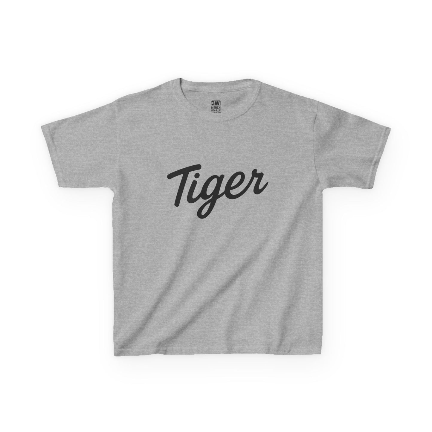 Tiger Kids Heavy Cotton Tee - Fun Kids T-Shirt, Birthday Gift, Animal Lover Apparel, Everyday Wear, Nature Enthusiast Shirt