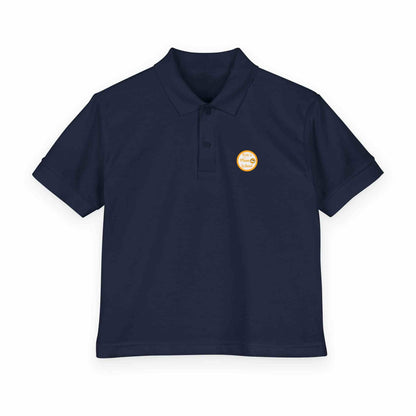 Eric's Piano School gold youth polo shirt for kids music lessons