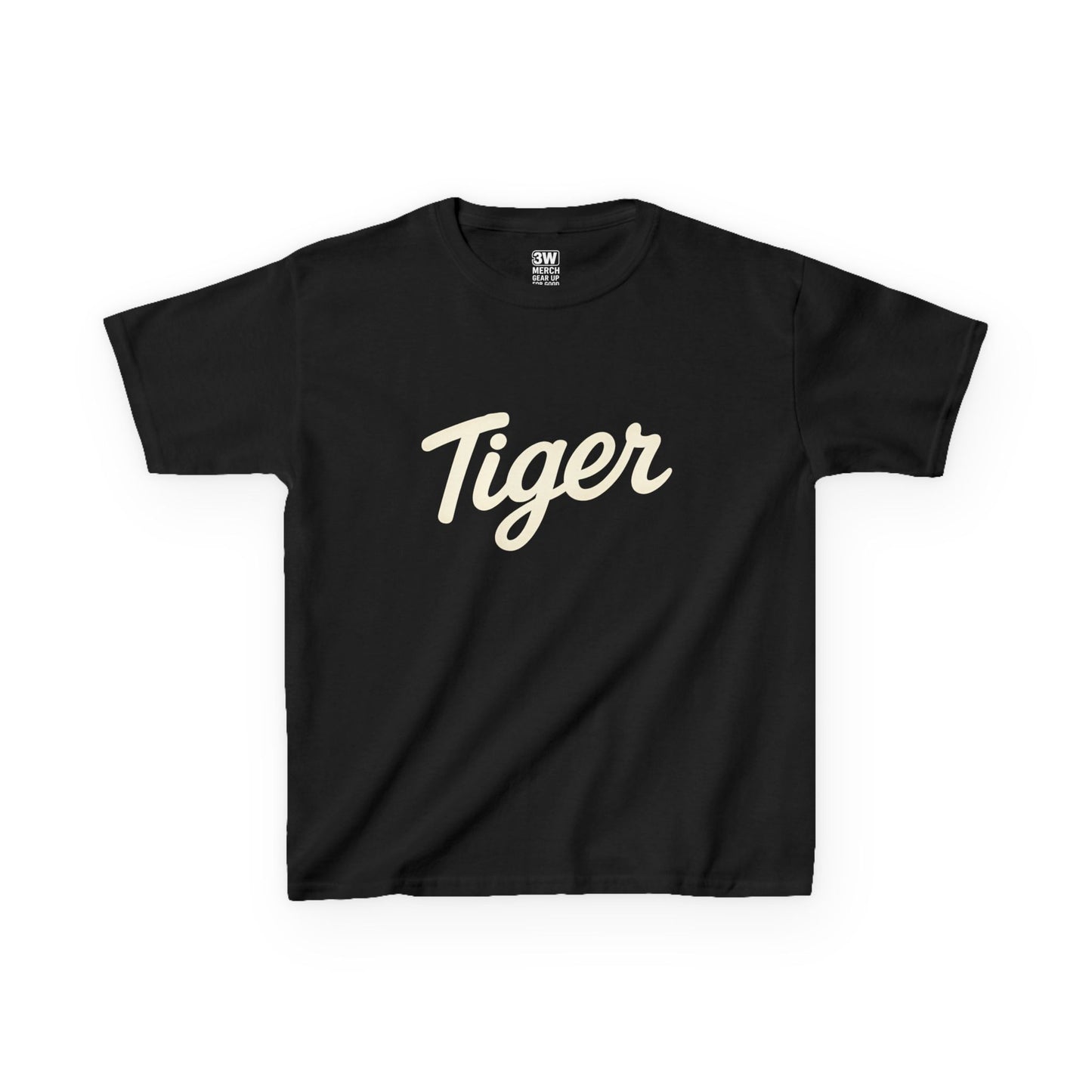 Tiger Kids Heavy Cotton Tee - Fun Kids T-Shirt, Birthday Gift, Animal Lover Apparel, Everyday Wear, Nature Enthusiast Shirt
