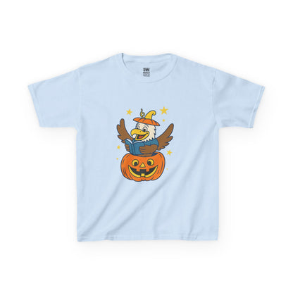 Kids Tee - Cute Eagle Halloween Pumpkin Shirt – Reading Eagle Jack-O’-Lantern Tee
