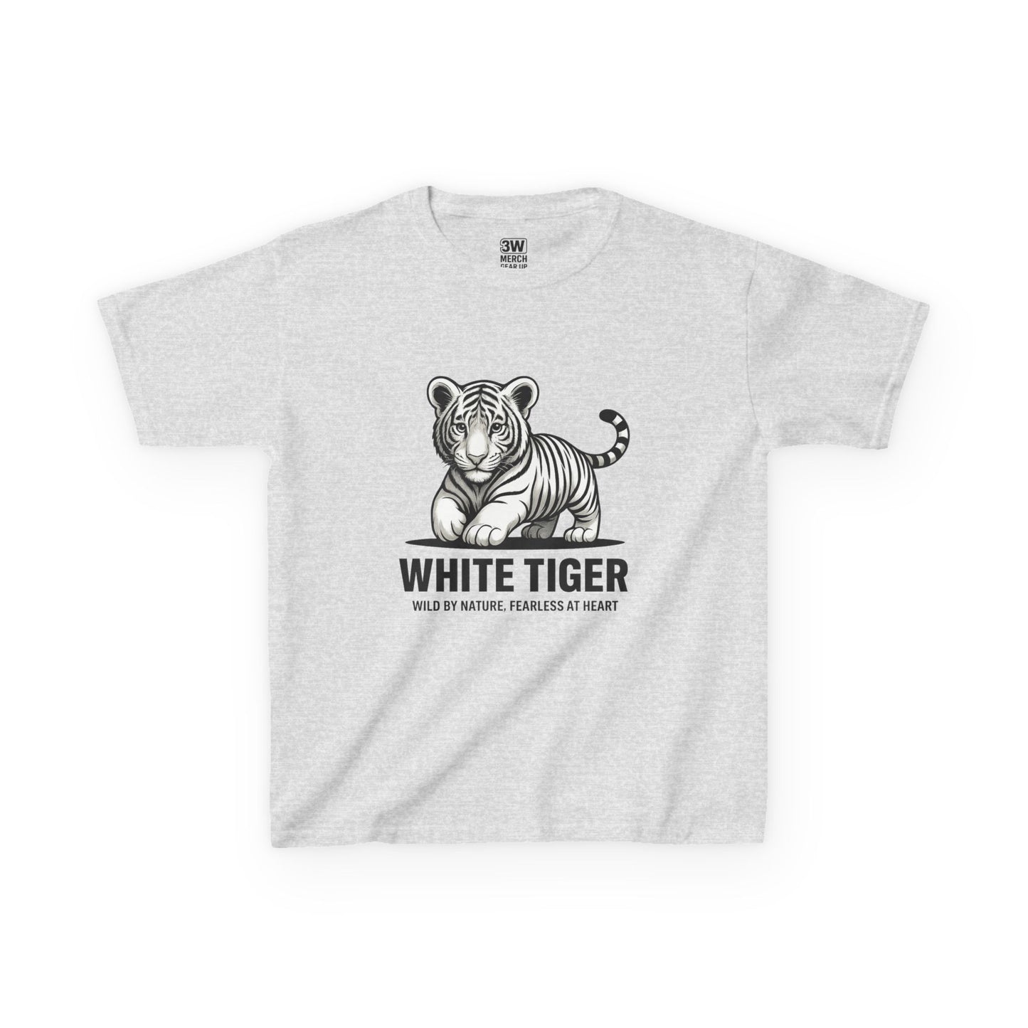 White tiger kids t-shirt