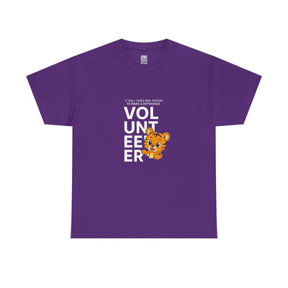 Volunteer Tiger T-Shirt, Super Soft, Customizable, garment-dyed