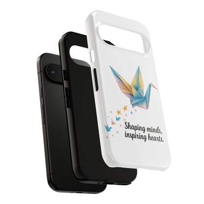 Phone Case: Inspirational Origami Crane Design, Unique Cell Cover, Motivational Gift, Custom Phone Protector, Perfect for Students & [...]