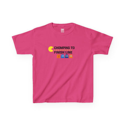 Pac-Man Jog-A-Thon T-Shirt | “Chomping to the Finish Line” Retro Game Tee | School Spirit Shirt | Custom Team & Class Shirt | Fun Run Fundraiser Shirt