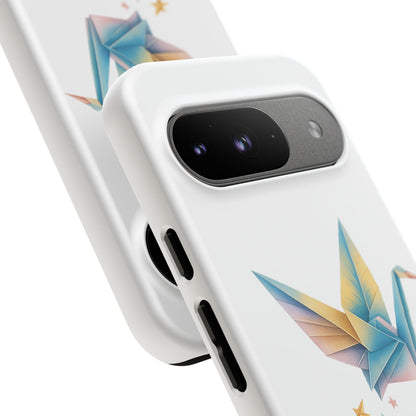 Phone Case: Inspirational Origami Crane Design, Unique Cell Cover, Motivational Gift, Custom Phone Protector, Perfect for Students & [...]