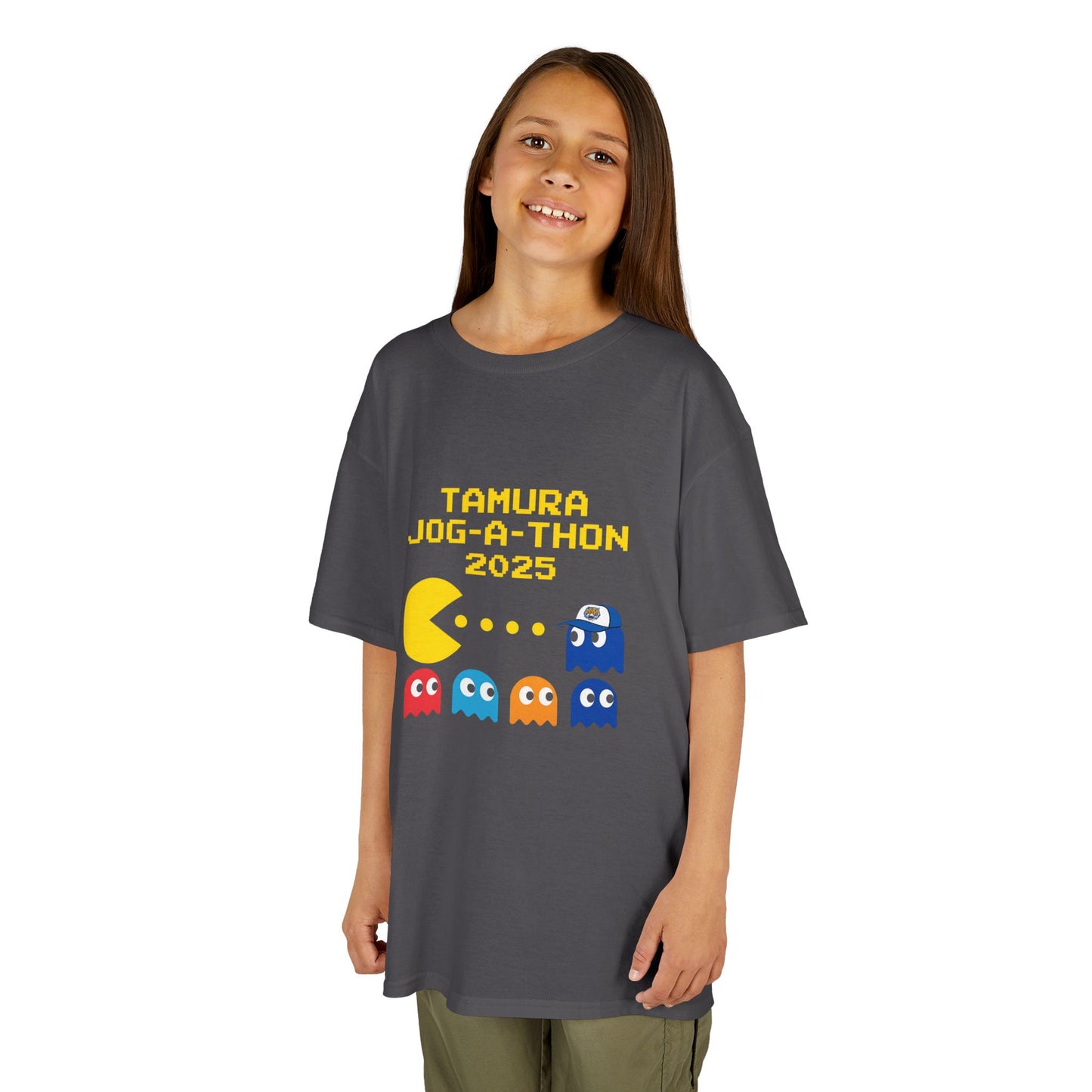Custom Tamura Jog-A-Thon 2025 Retro PAC-MAN Shirt | School Spirit Tee | Race Day Fundraiser T-Shirt | Unisex Graphic Tee