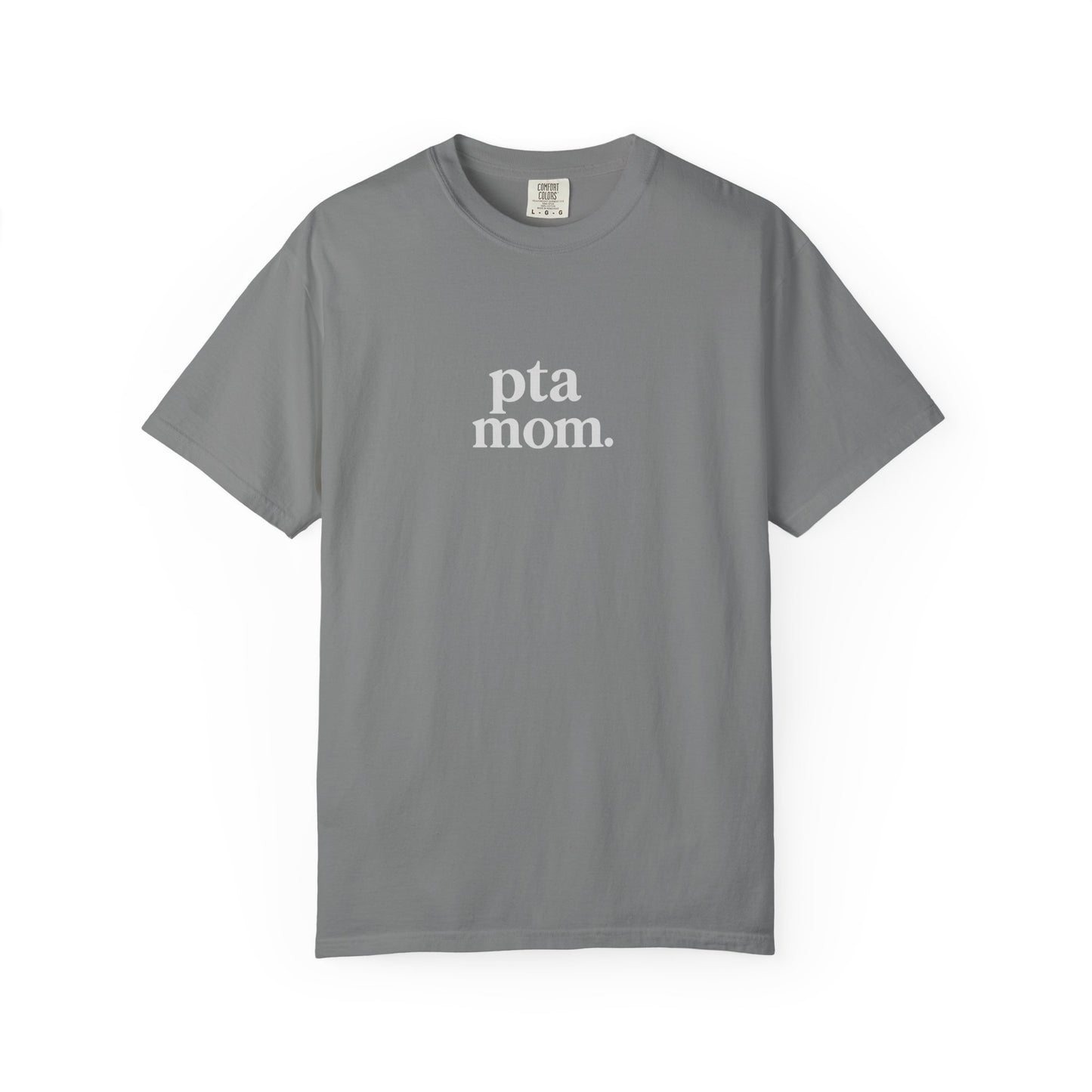 PTA Mom T-Shirt for Adult Relaxed Fit Tee, Casual Wear, Perfect Gift for Mother's Day, Back-to-School Events, School Spirit Wear