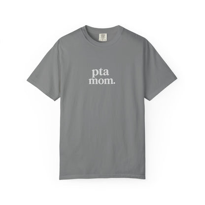 PTA Mom T-Shirt for Adult Relaxed Fit Tee, Casual Wear, Perfect Gift for Mother's Day, Back-to-School Events, School Spirit Wear