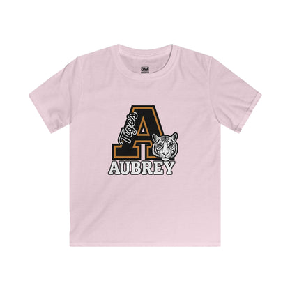 Kids Tee - Personalized Custom Tigers School Mascot Spirit Soft Style Tee for Back to School