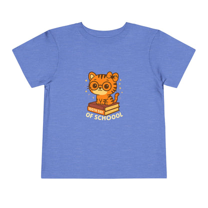 100th Day of School Tiger Spirit Tee – Cute Back-to-School Pride Shirt for Kids
