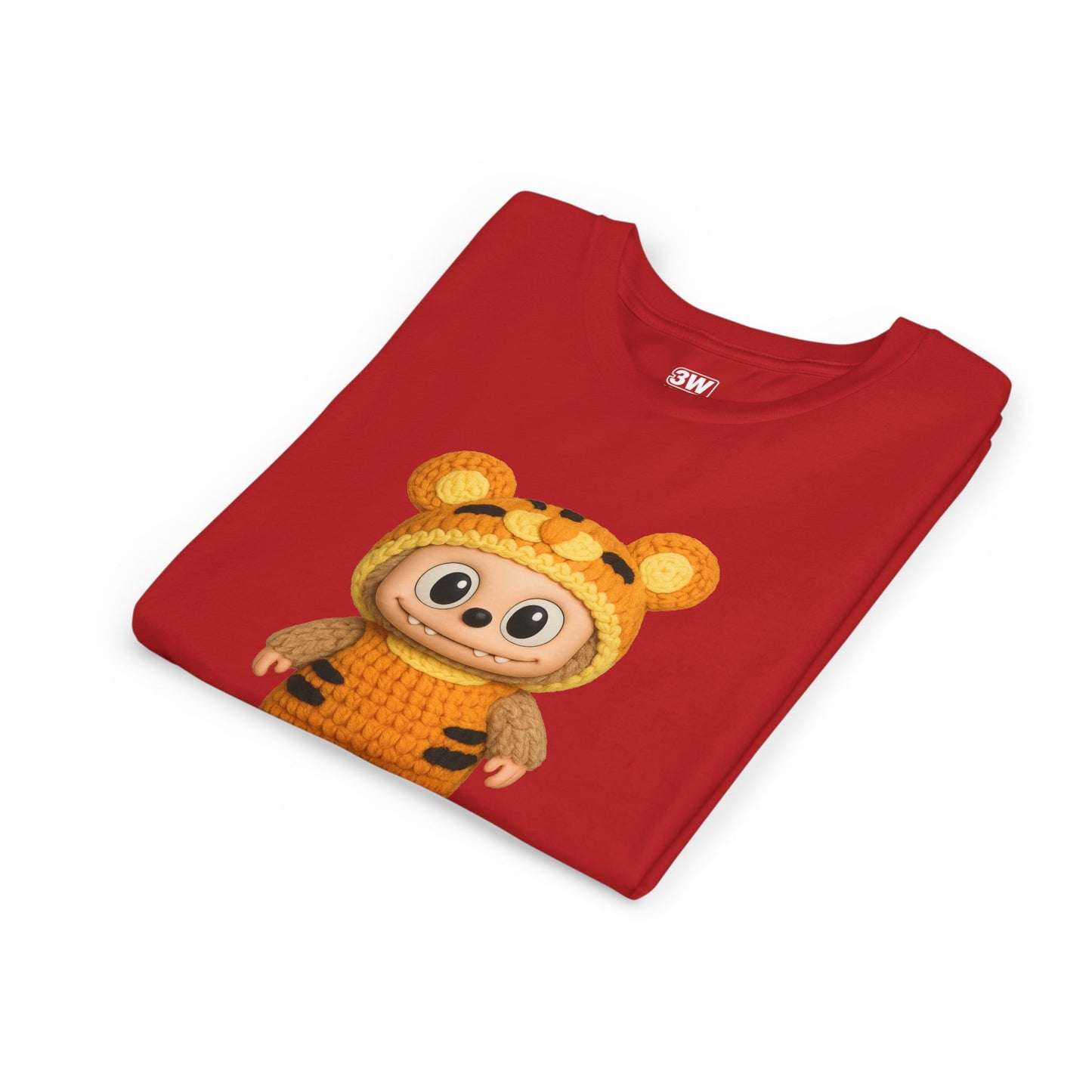 Cute Tiger-Inspired Youth Tee, Kids Animal T-Shirt, Fun Playwear, Gift for Birthdays, Woodland Adventure