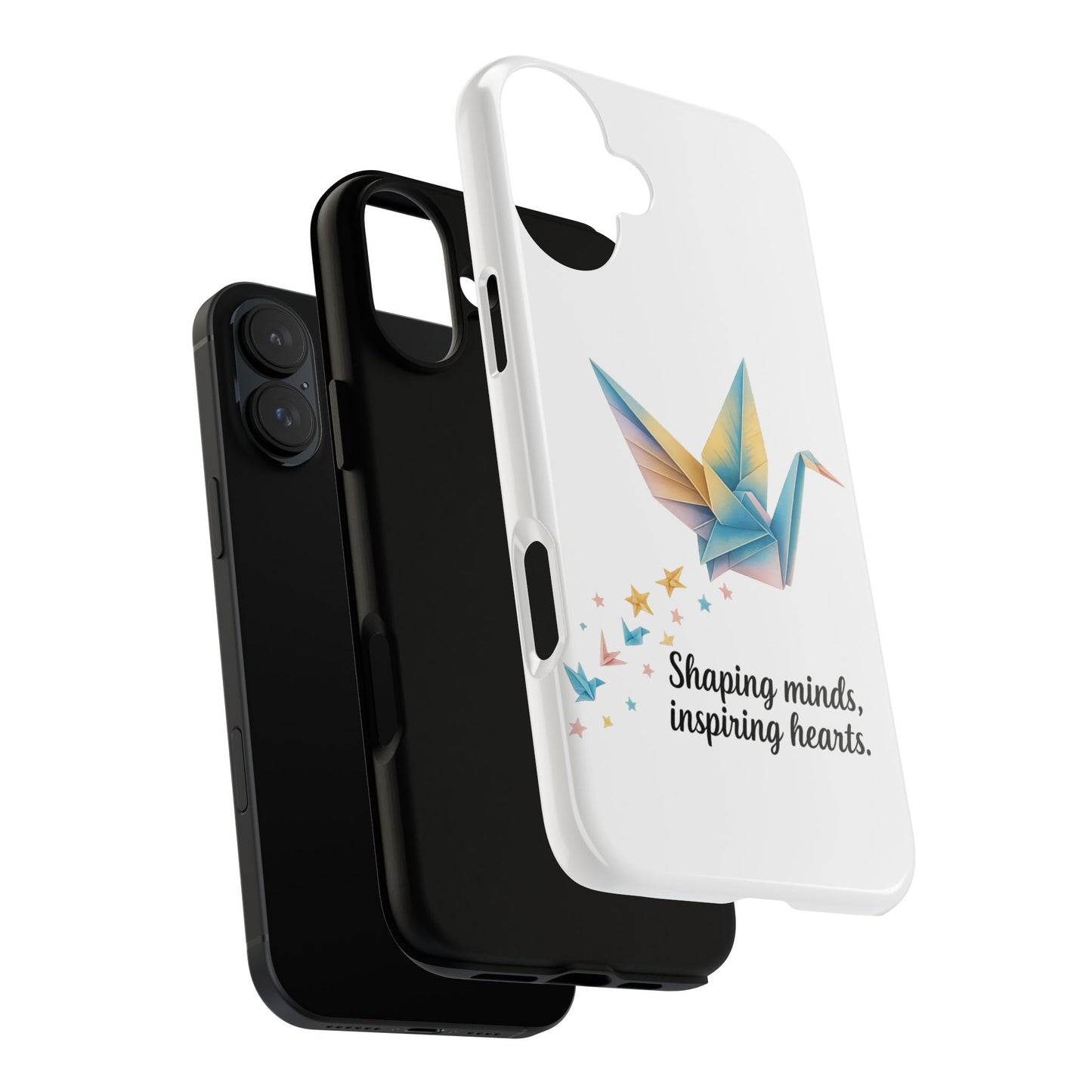Phone Case: Inspirational Origami Crane Design, Unique Cell Cover, Motivational Gift, Custom Phone Protector, Perfect for Students & [...]
