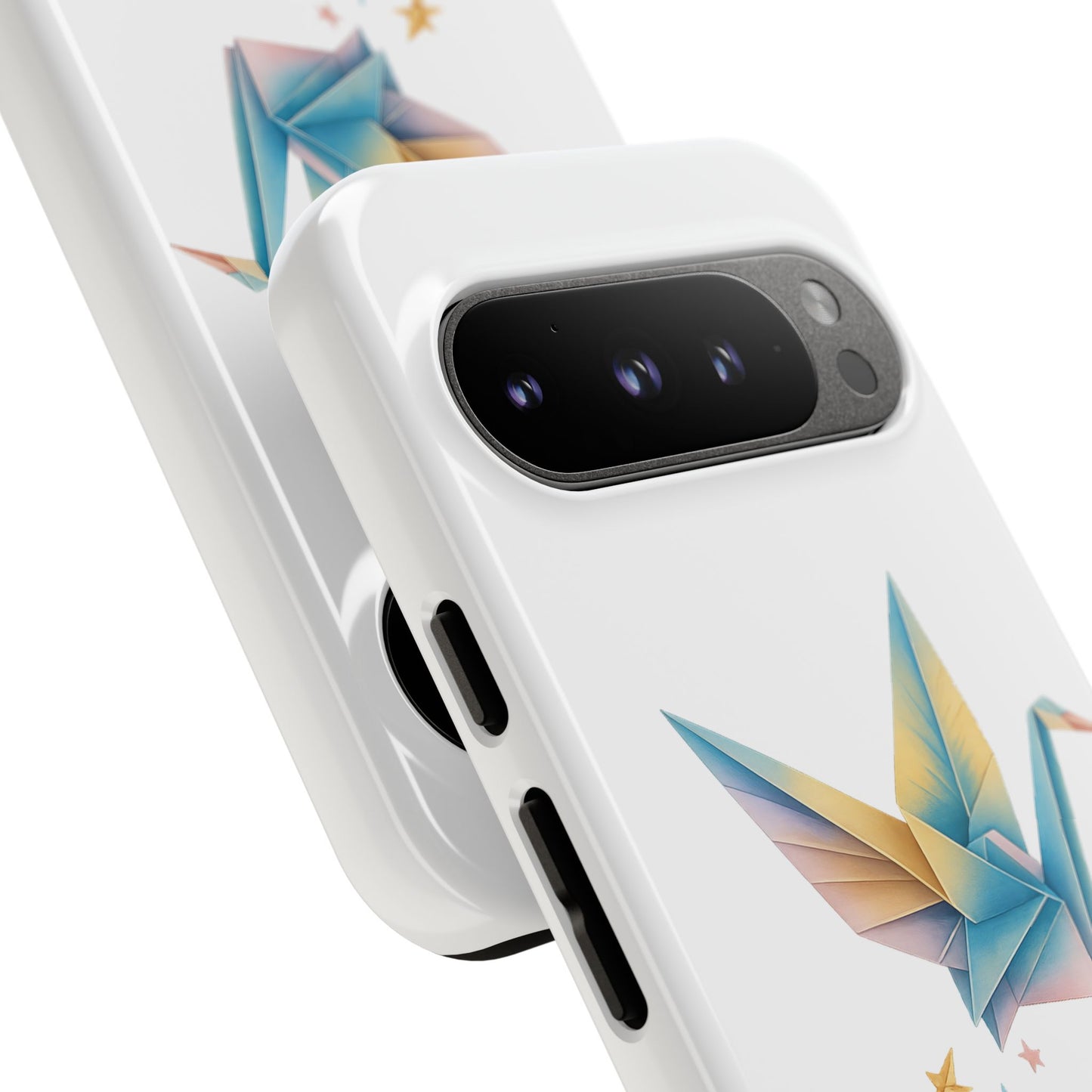 Phone Case: Inspirational Origami Crane Design, Unique Cell Cover, Motivational Gift, Custom Phone Protector, Perfect for Students & [...]