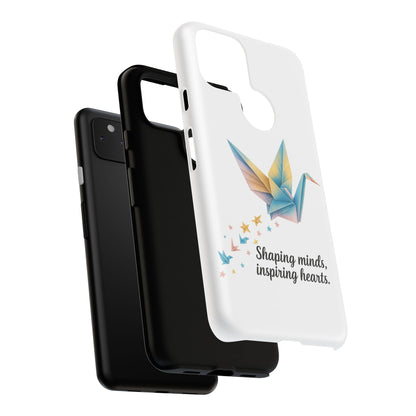 Phone Case: Inspirational Origami Crane Design, Unique Cell Cover, Motivational Gift, Custom Phone Protector, Perfect for Students & [...]