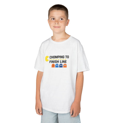 Pac-Man Jog-A-Thon T-Shirt | “Chomping to the Finish Line” Retro Game Tee | School Spirit Shirt | Custom Team & Class Shirt | Fun Run Fundraiser Shirt