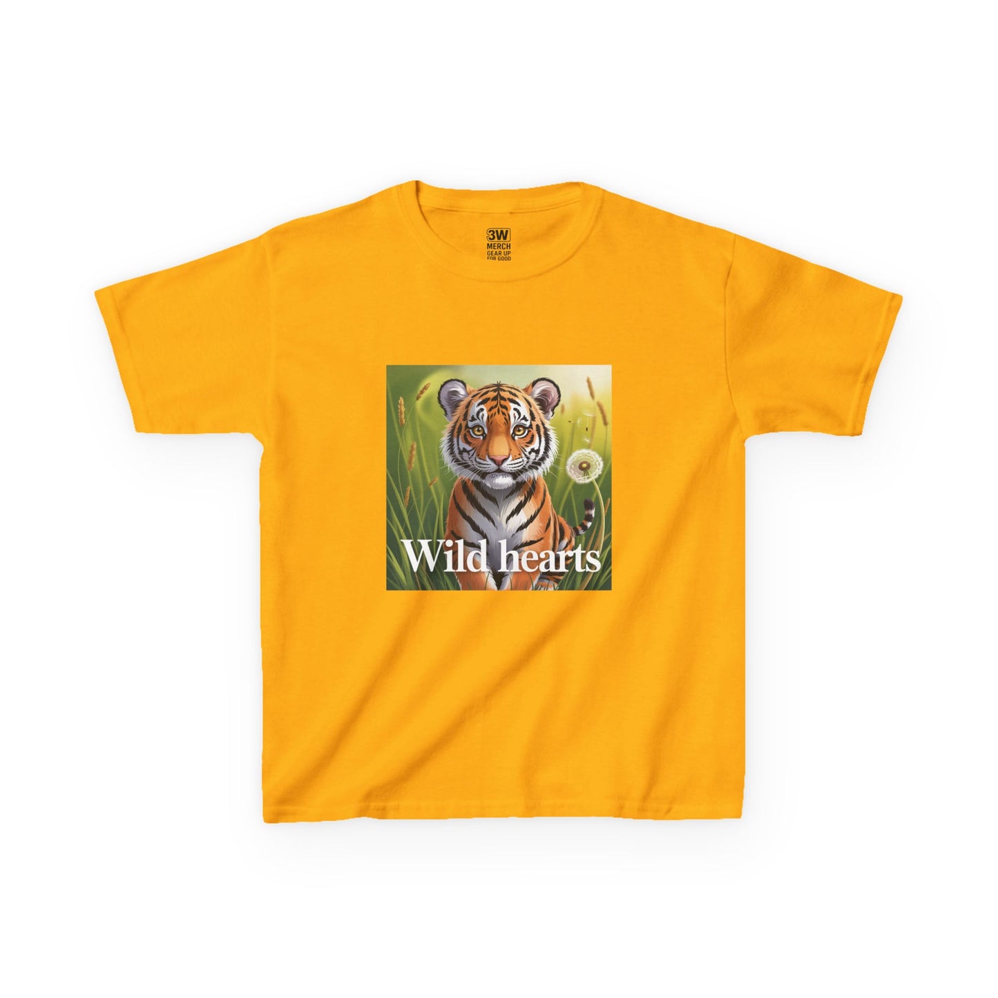Wild Hearts Kids Tee - Fun Cotton Shirt for Young Adventurers, Birthday Gift, Animal Lover Apparel, Everyday Wear
