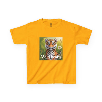 Wild Hearts Kids Tee - Fun Cotton Shirt for Young Adventurers, Birthday Gift, Animal Lover Apparel, Everyday Wear
