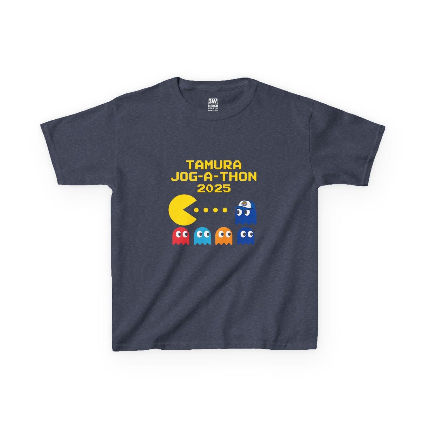 Custom Tamura Jog-A-Thon 2025 Retro PAC-MAN Shirt | School Spirit Tee | Race Day Fundraiser T-Shirt | Unisex Graphic Tee