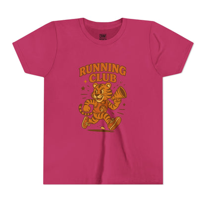 Youth Running Club Tee, Sporty Kids T-Shirt, Activewear for Boys & Girls, Perfect Gift for Young Athletes, Cute Running Shirt